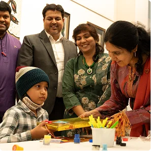 Guests at a Swasti event