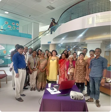 Guests at a Swasthi event
